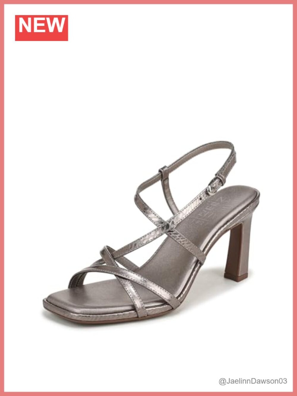 Naturalizer Women's Heeled Sandals Strappy Block Heel